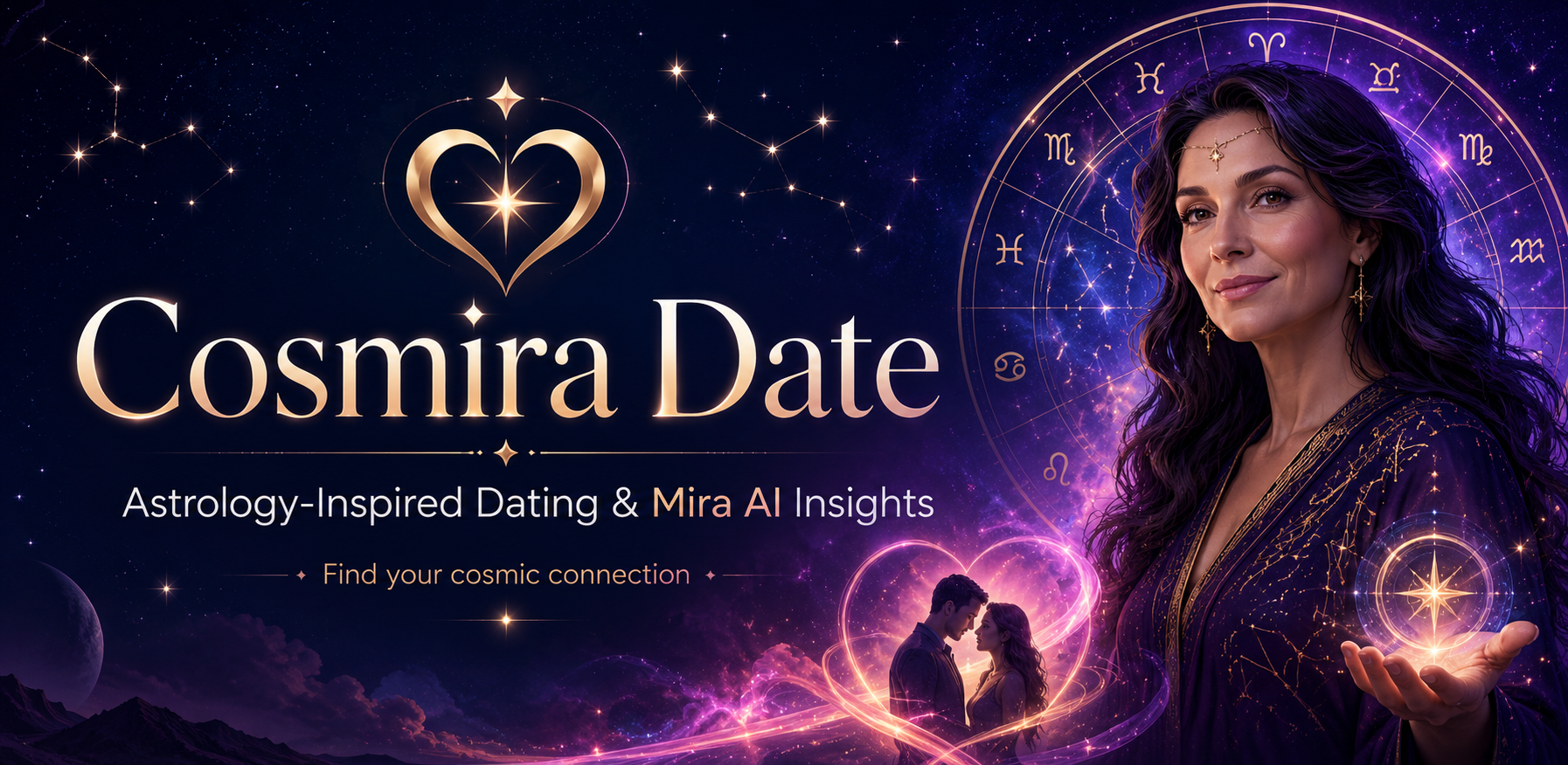 Cosmira Date — Astrology-Inspired Dating & Mira AI Insights
